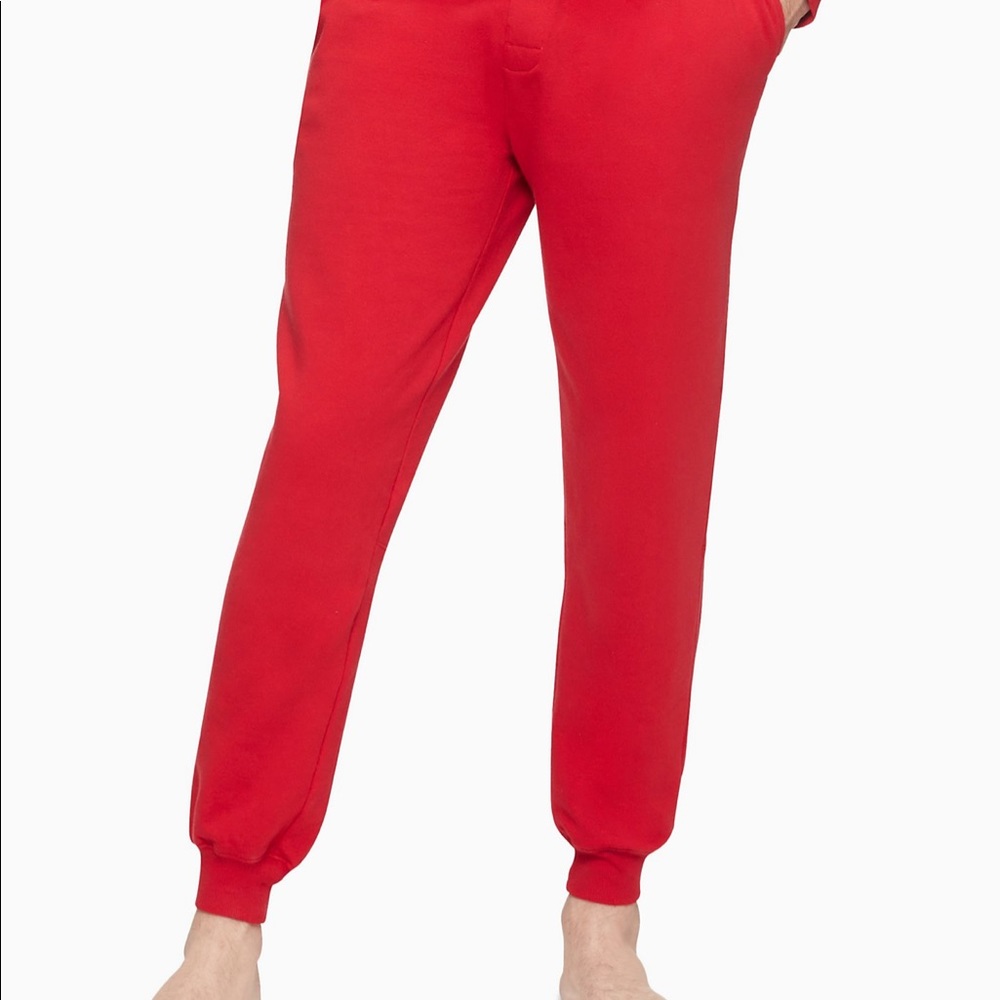 Calvin Klein Cotton Jogger Red Brand New